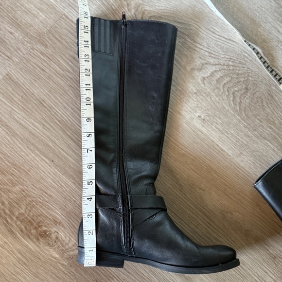 Matisse Black Leather Upper Riding Boots - Picture 6 of 12